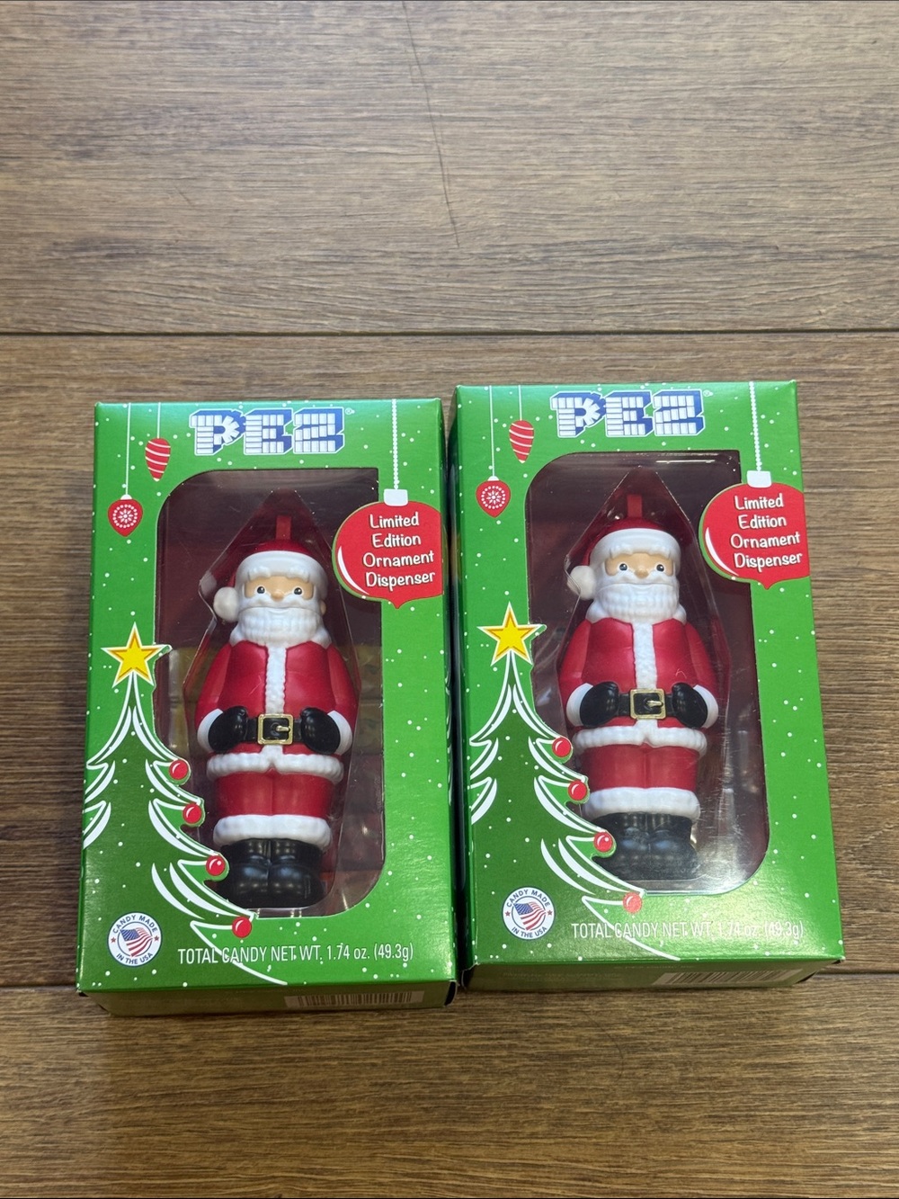Limited Edition Red Santa Ornament Dispenser(2)